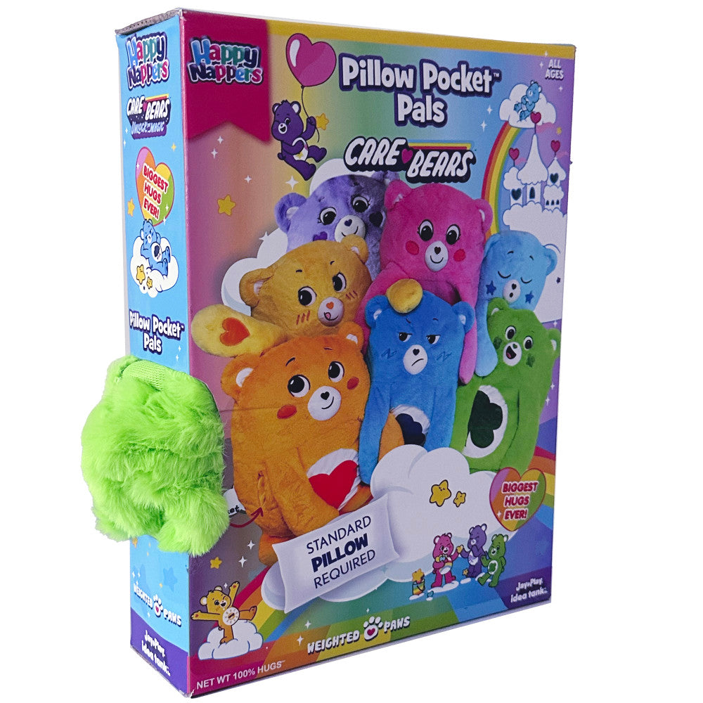 Care Bears Happy Nappers Good Luck Bear Pillow Pocket Pal - Image 2