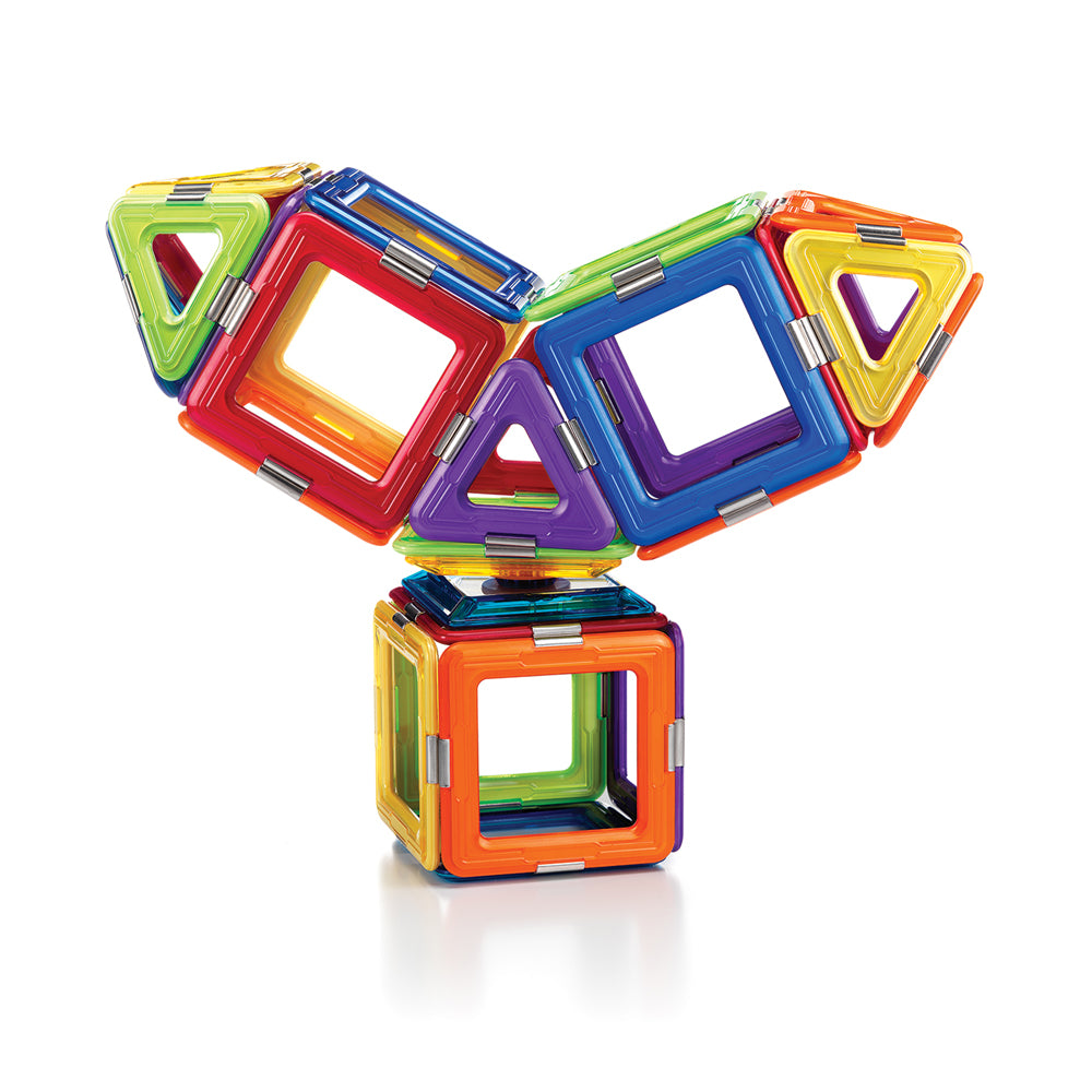 GeoSmart GeoSphere 31-Piece Magnetic Building Set with Spinner Base - Image 3