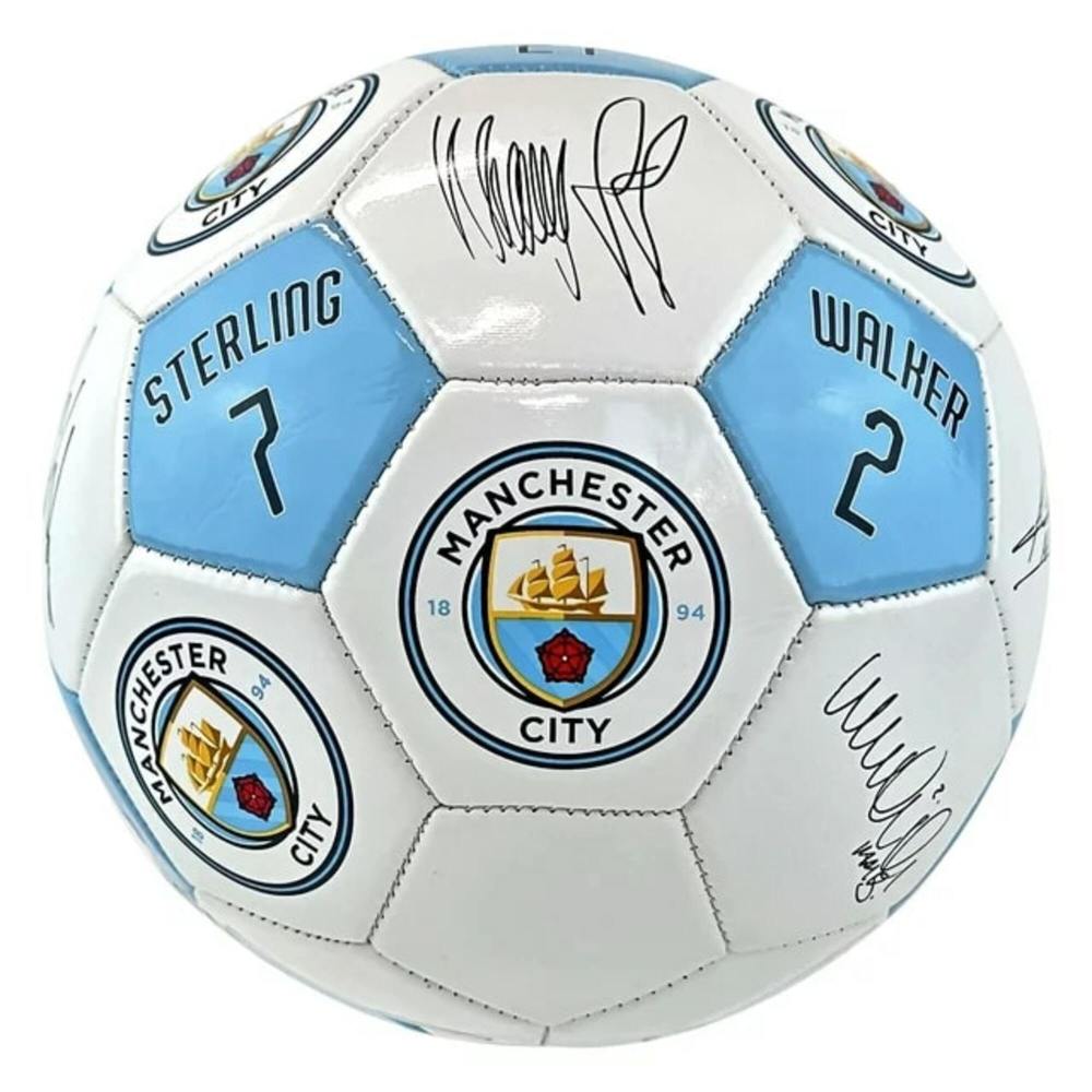 Maccabi Art Manchester City Signature Soccer Ball - Size 5 - Officially Licensed - Image 4
