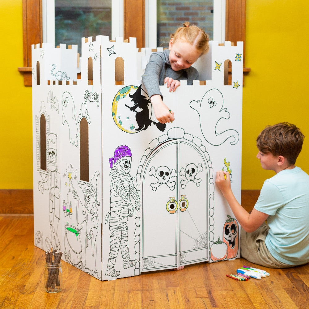 Easy Playhouse Haunted Castle Art & Craft Playhouse for Kids - Image 2