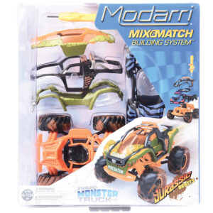 Modarri Jurassic Beasts Turbo Monster Truck - Creative DIY Toy Car