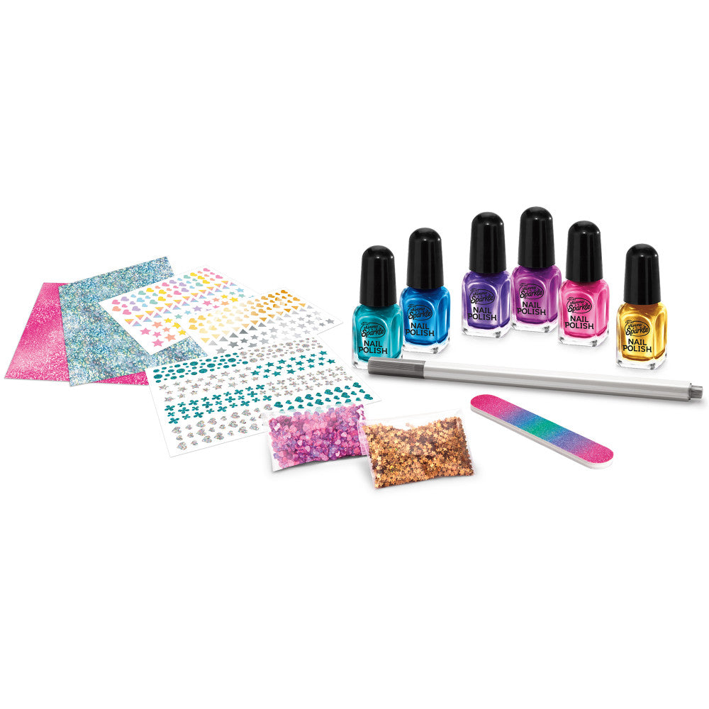 Cra-Z-Art Shimmer 'N Sparkle Metallic Rainbow Nail Art Design Kit - Image 3