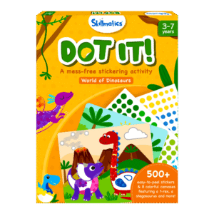 Dot It! World of Dinosaurs Sticker Art Kit