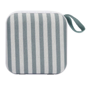 Sunnylife Portable Travel Speaker - Vacay Olive Stripe - Wireless & Compact