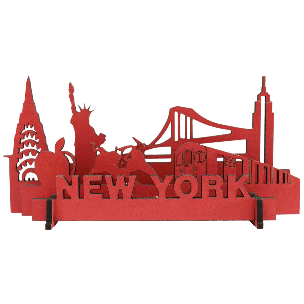 Little & Wood: Woodlet 3D New York City Wooden Model Kit, Medium - Image 2