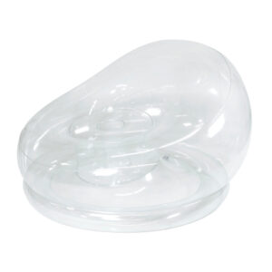 AirCandy BloChair - Elegant Crystal-Clear Inflatable Chair