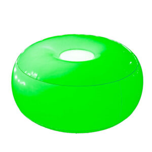 AirCandy Illuminated LED Inflatable Ottoman ?C Multicolor