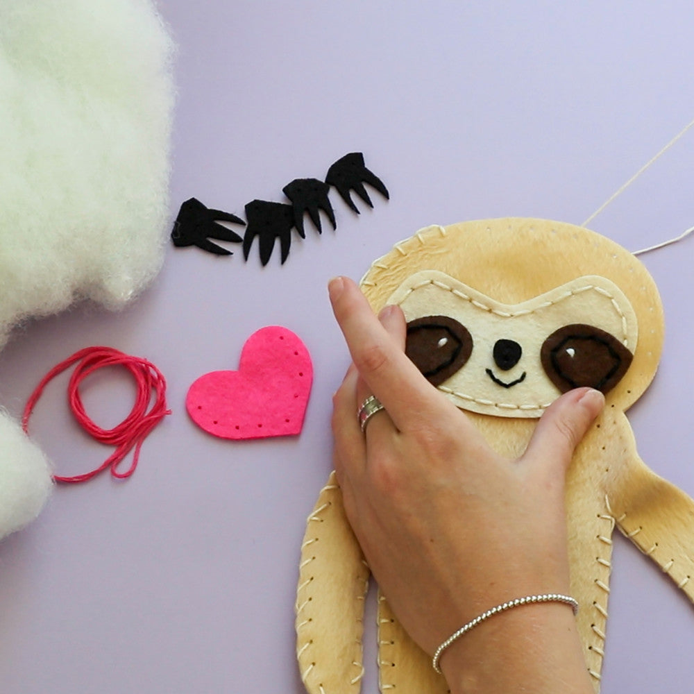 Art 101 DIY Sloth Sewing Kit - Create Your Own Stuffed Animal - Image 5