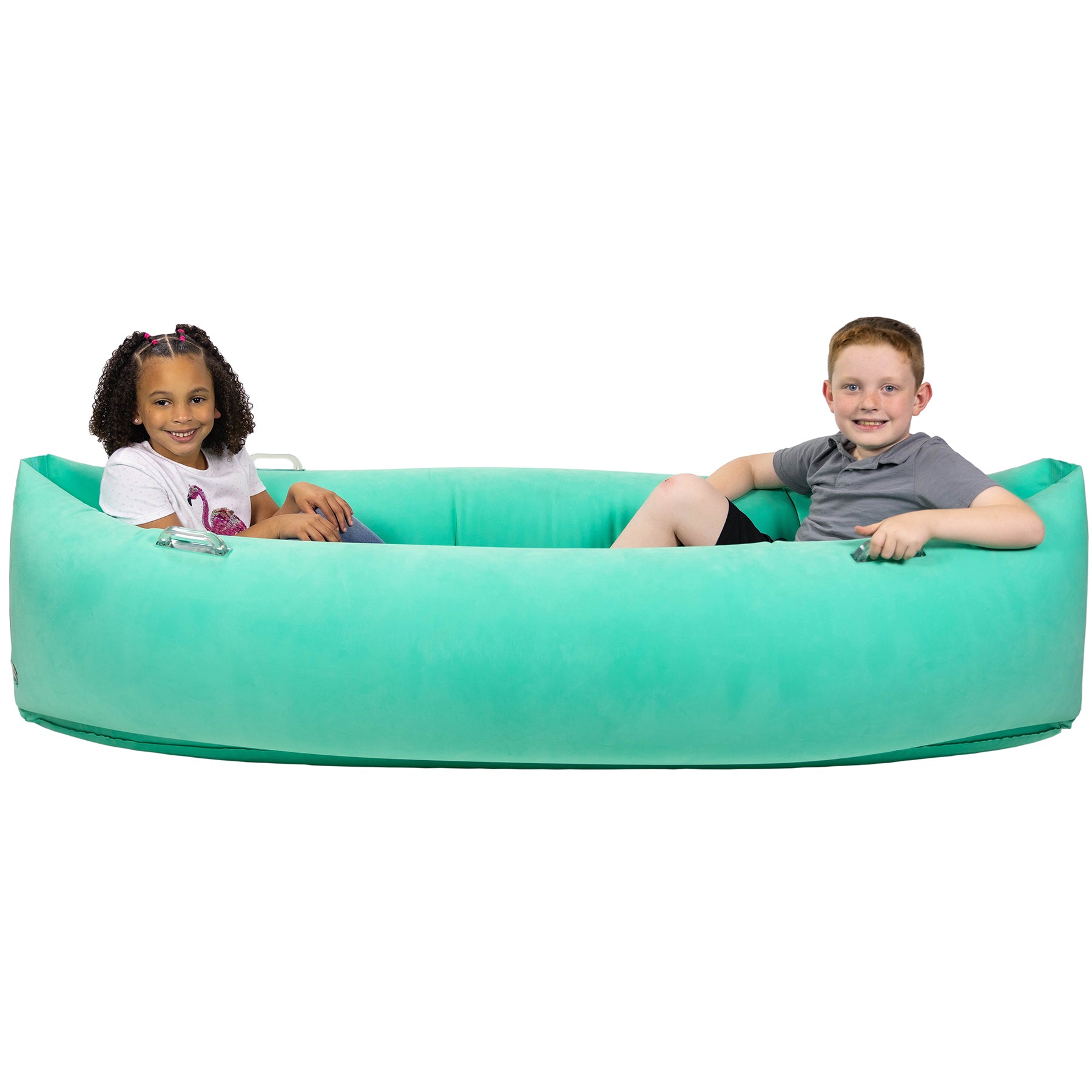 Bouncyband Comfy Peagreen Sensory Peapod - 80 Inch Inflatable Retreat - Image 2