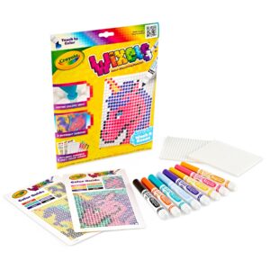 Crayola Wixels Unicorn Pixel Art Kit with Markers