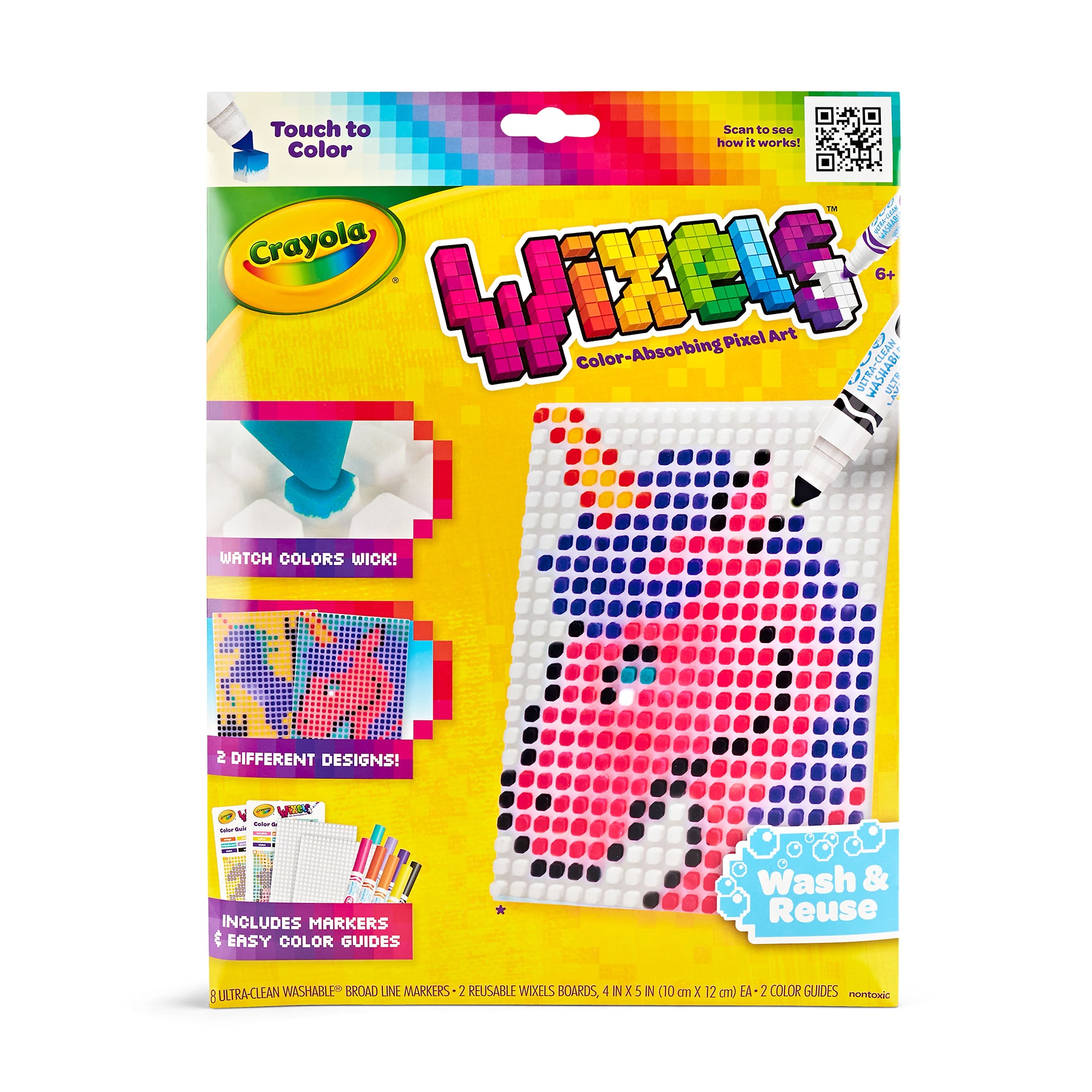 Crayola Wixels Unicorn Pixel Art Kit with Markers - Image 2
