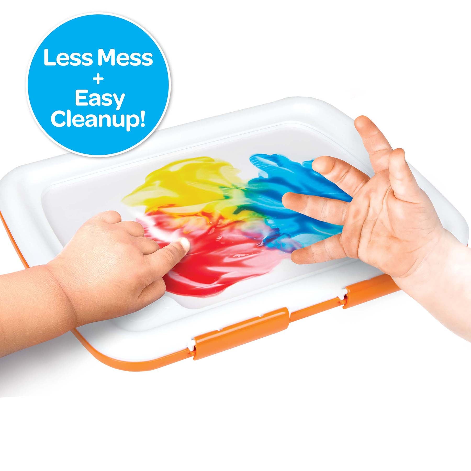 Crayola Easy-Clean Fingerpaint Set - Vibrant Toddler Art Kit - Image 6