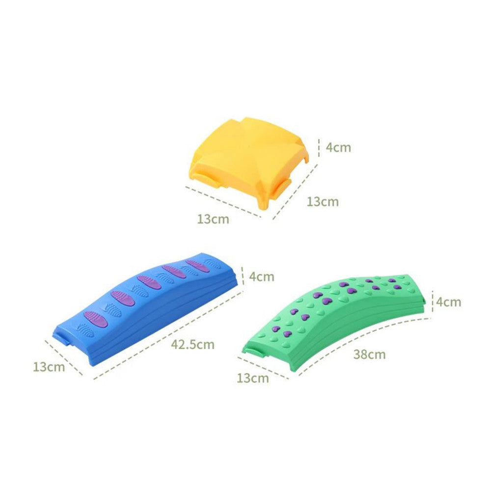 Bintiva Wavy Customizable Balance Beam Set for Backyard Fun - Image 2