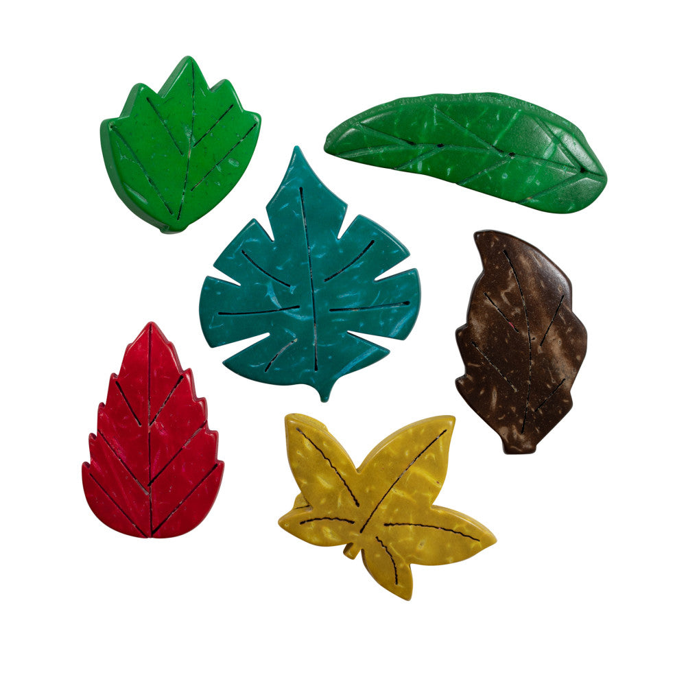 READY 2 LEARN Colorful Coconut Leaves - 50 Piece Eco-Friendly Craft Set - Image 3