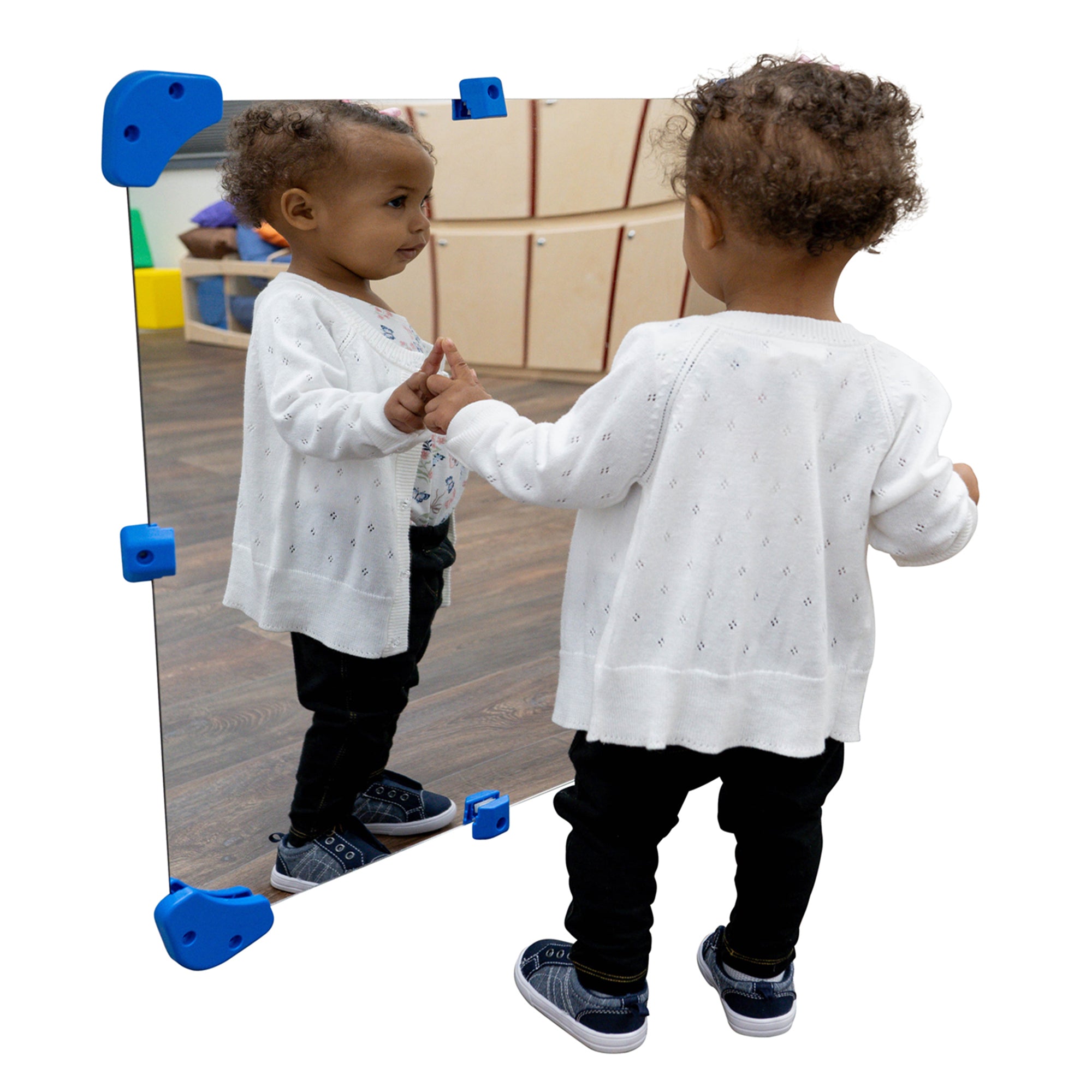 Children's Factory 24" Square Mirror ?C Interactive Play Mirror - Image 3