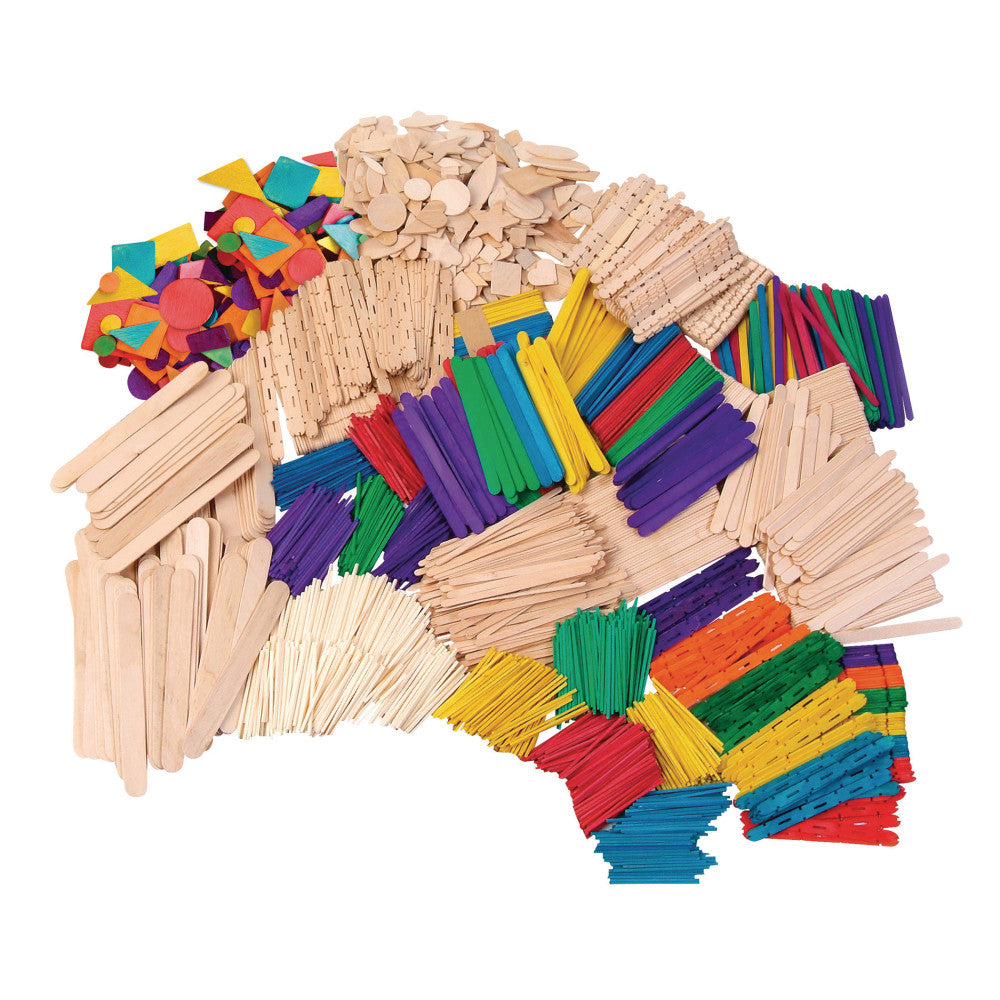 Creativity Street Wood Crafts Mega Activity Box - Color Blast