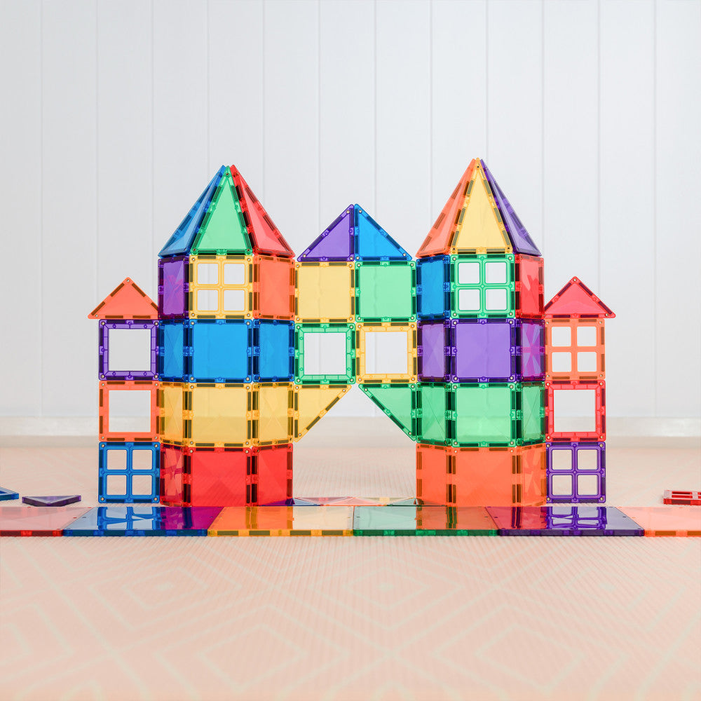 Connetix Magnetic Tiles Rainbow Starter Pack - 60 Pieces - Image 5