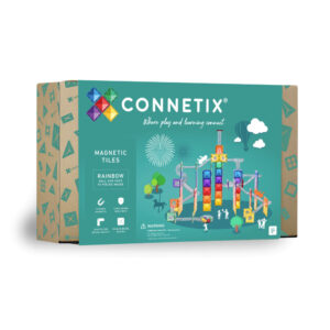 Connetix Magnetic Tiles 92-Piece Rainbow Ball Run Pack - Multicolor