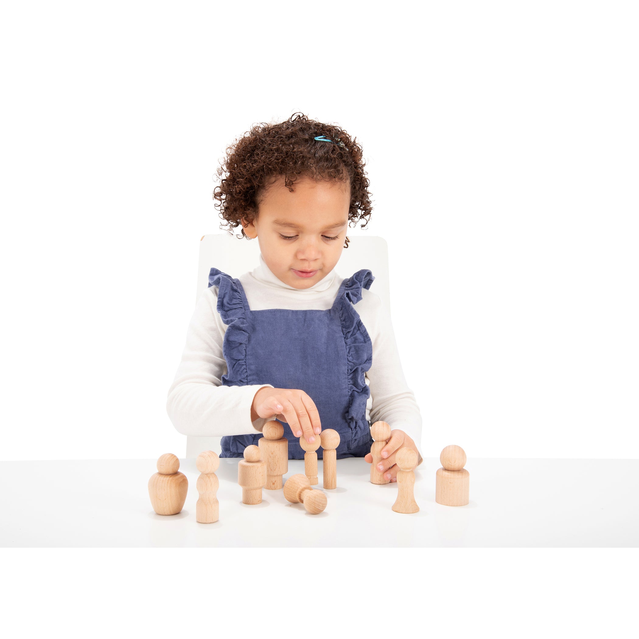 TickiT Wooden Community Figures - Set of 10 - Creative Play for Toddlers - Image 6