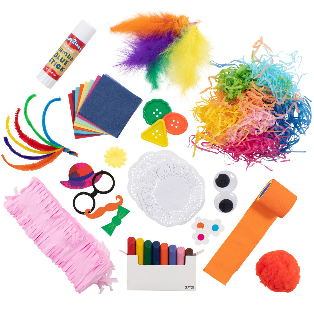 READY 2 LEARN Mega Craft Kit - 800+ Pieces for 16 Creative Projects - Image 2
