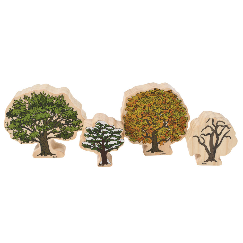 The Freckled Frog All Seasons Wooden Tree Blocks - Set of 10 - Ages 2+ - Image 3