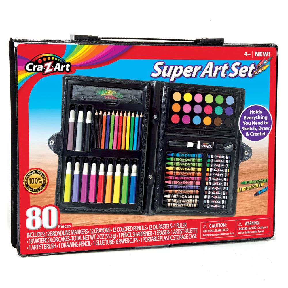 Cra-Z-Art Ultimate Creativity 80-Piece Art Set - Image 5