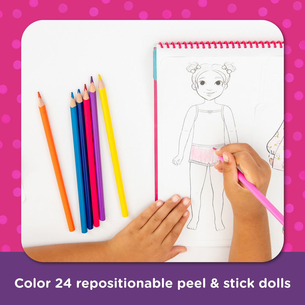 Educational Insights PaperCraft Fashion Parade - Spiral-bound Mix & Match Doll Book - Image 9
