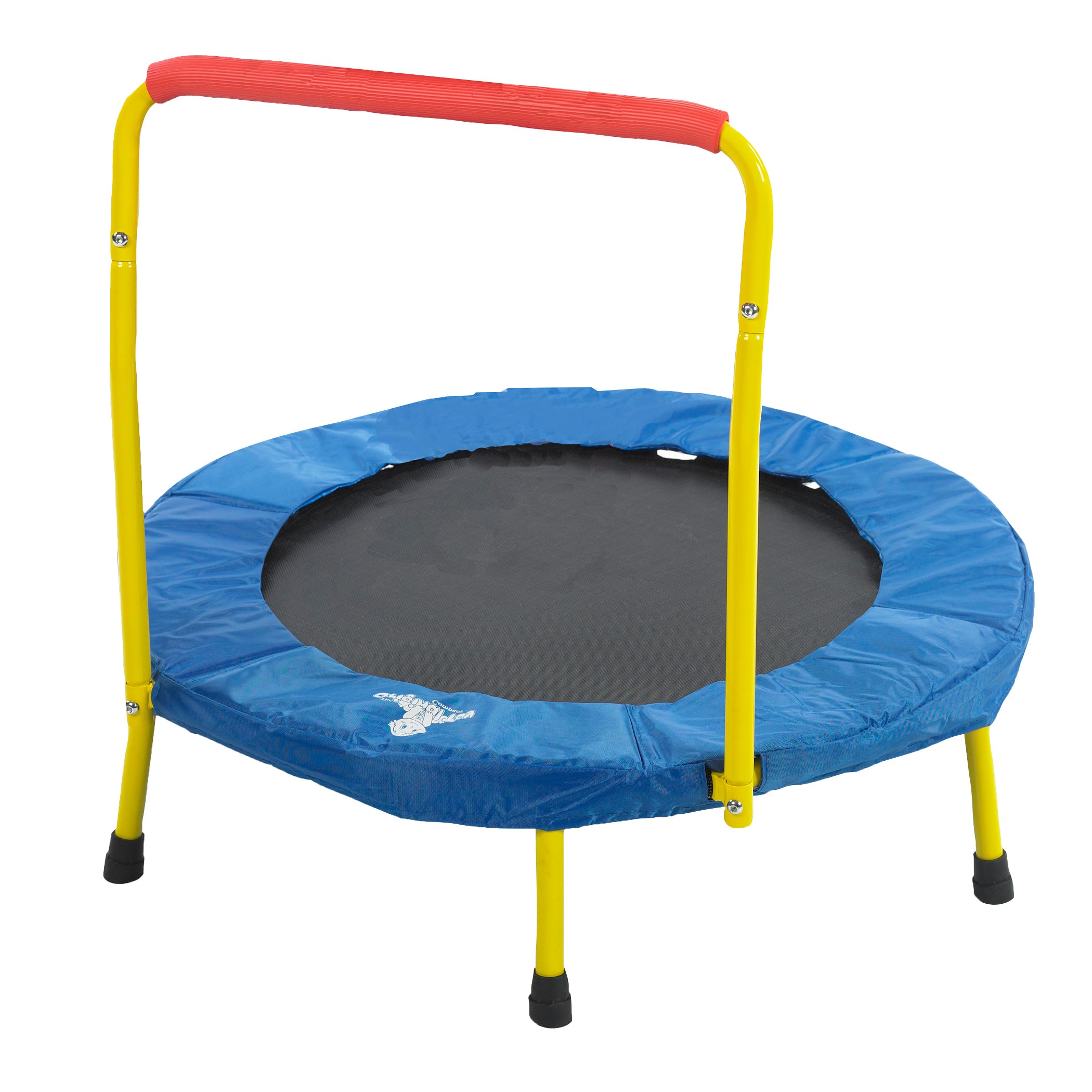 The Original Toy Company 36" Fold & Go Indoor/Outdoor Trampoline with Handle - Image 3