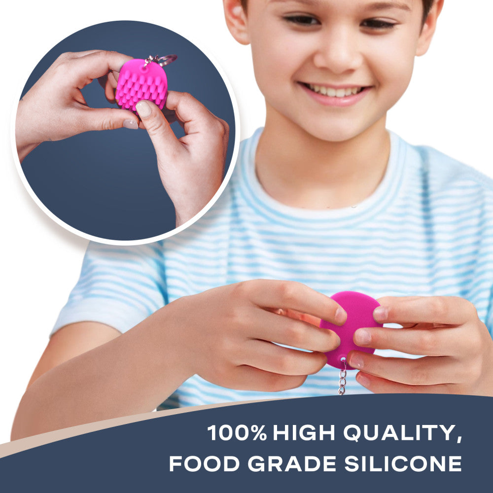 Hedgehog Fidget Keychain ?C Captivating Pink - Image 5