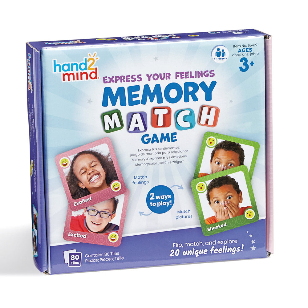 Hand2Mind Express Your Feelings Memory Match Game - Image 2