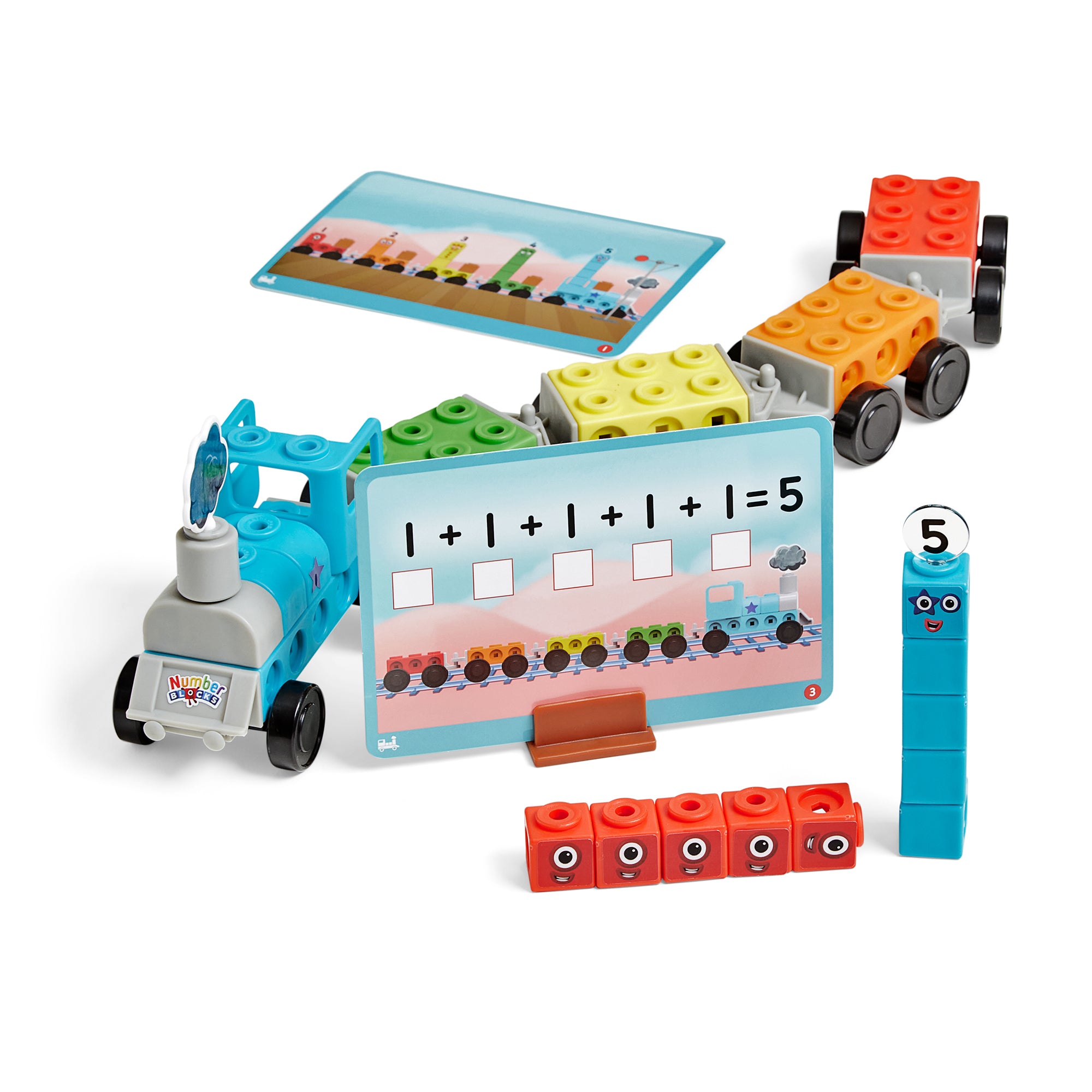 Hand2Mind Numberblocks MathLink Cubes Express Train Activity Set - Image 2