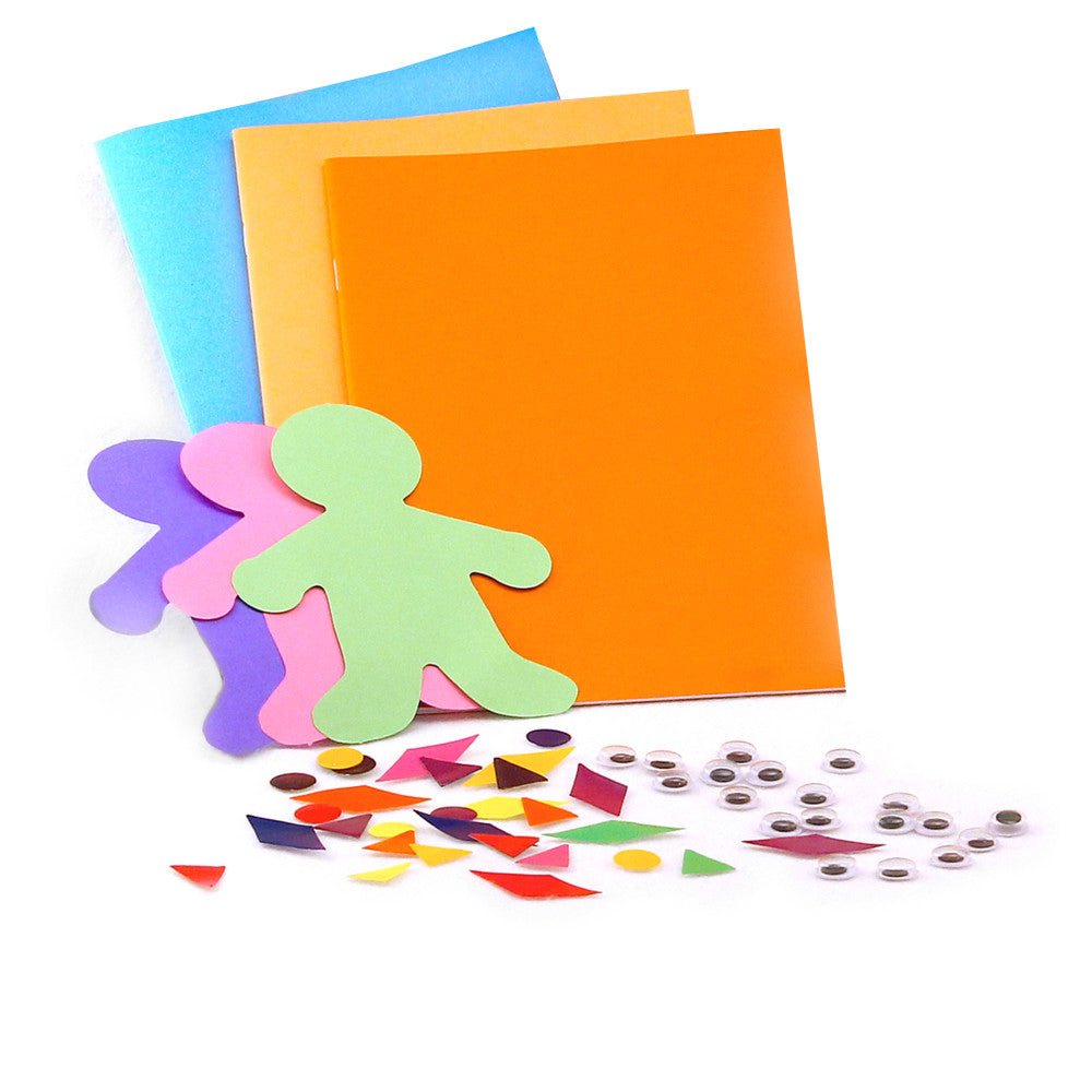 Hygloss Create-A-Story Book Treasure Box with 25 Blank Books and Craft Supplies - Image 5