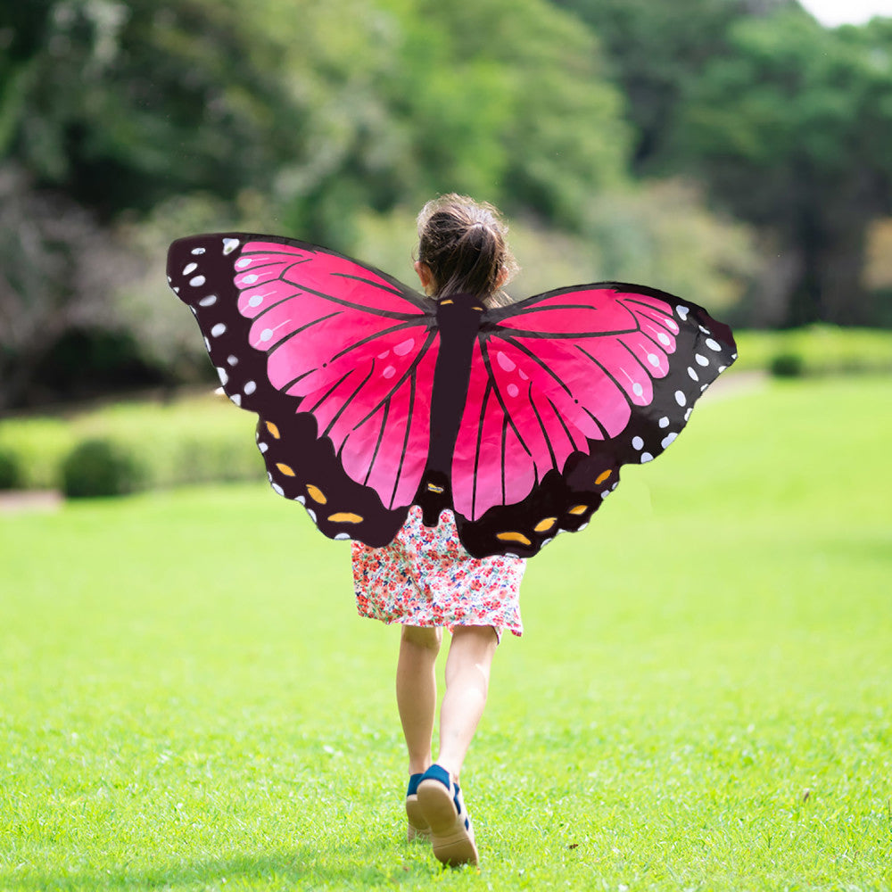 Insect Lore Dress-Up Morpho Butterfly Wings - Vibrant Pink - Image 4
