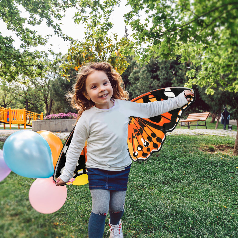 Insect Lore Dress-Up Morpho Butterfly Wings - Vibrant Pink - Image 5