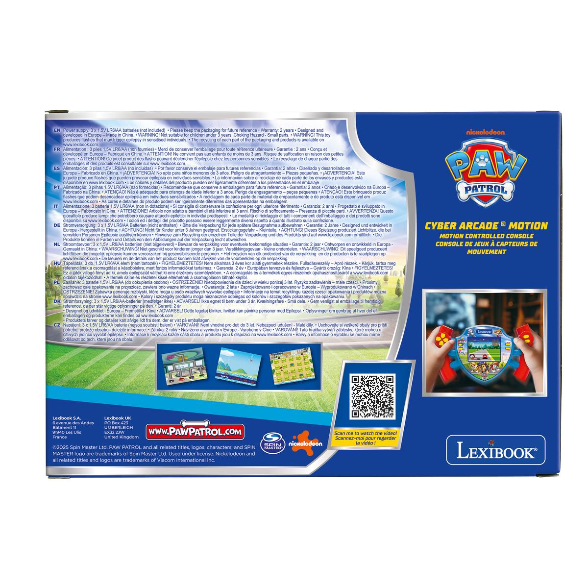 Paw Patrol Cyber Arcade Motion Console with Gesture Control and 50 Games - Image 8