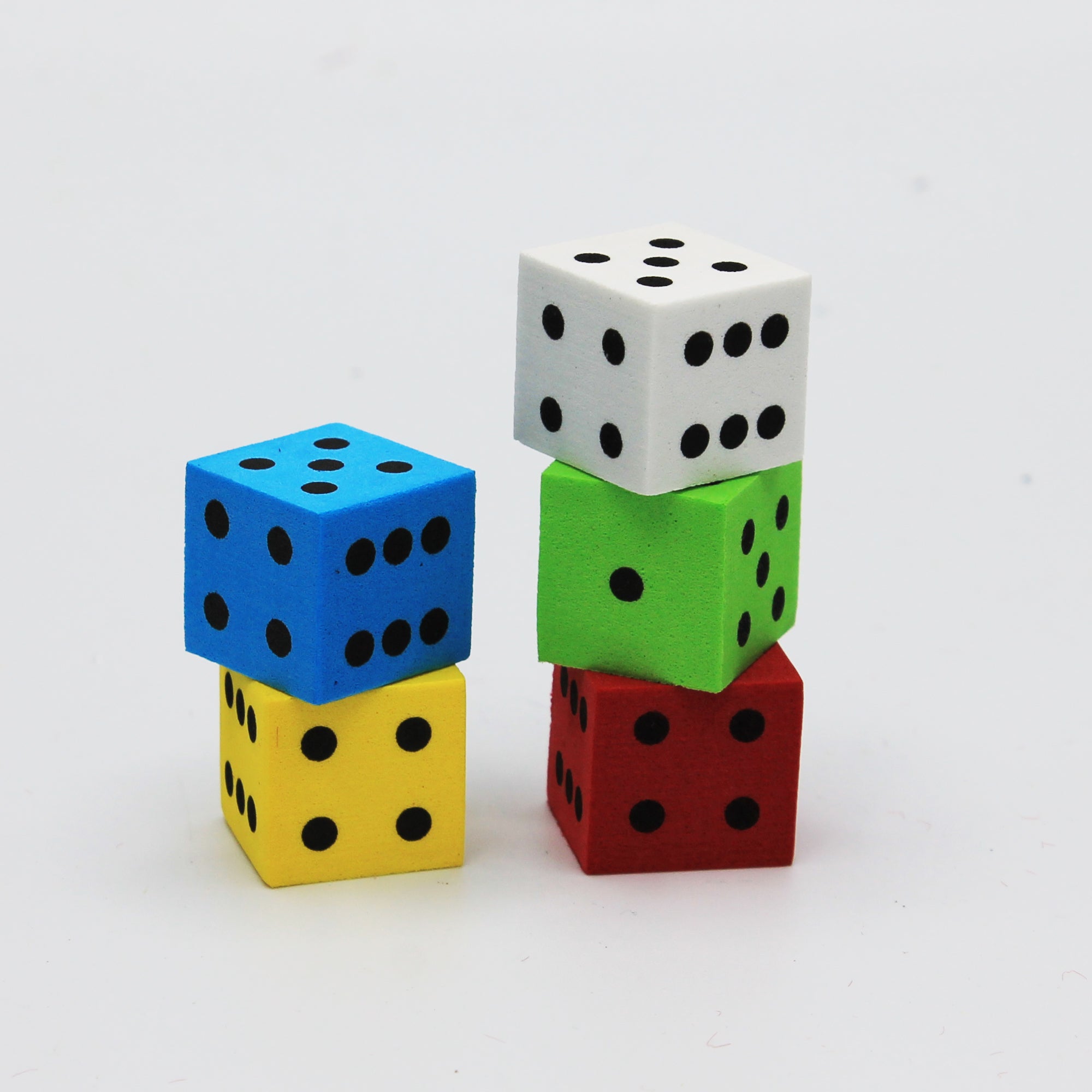 Koplow Games Multi-Color Foam Spot Dice Set, 16mm - 200 Pack - Image 3