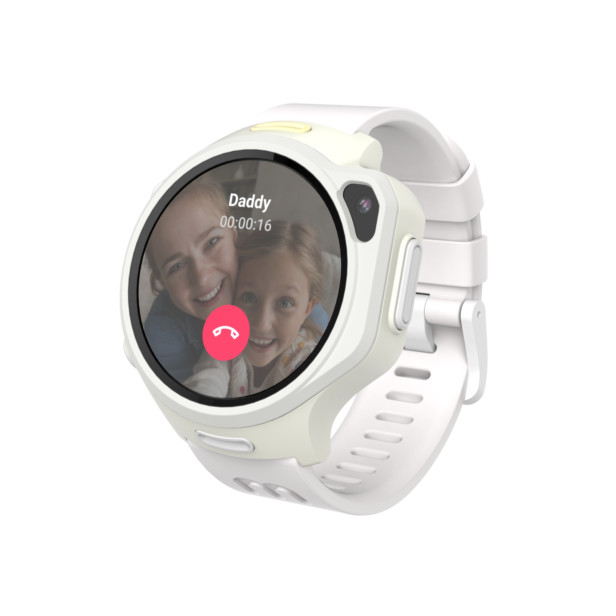 myFirst Fone R2 Kids' Smart Watch - GPS Tracker, Video Calls - Nougat White
