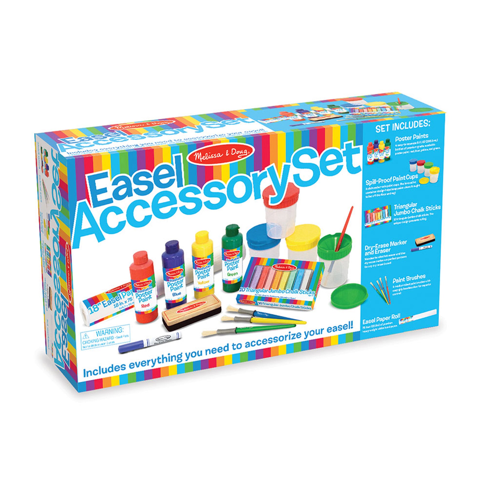 Melissa & Doug Vibrant Art Easel Companion Accessory Set - Image 2