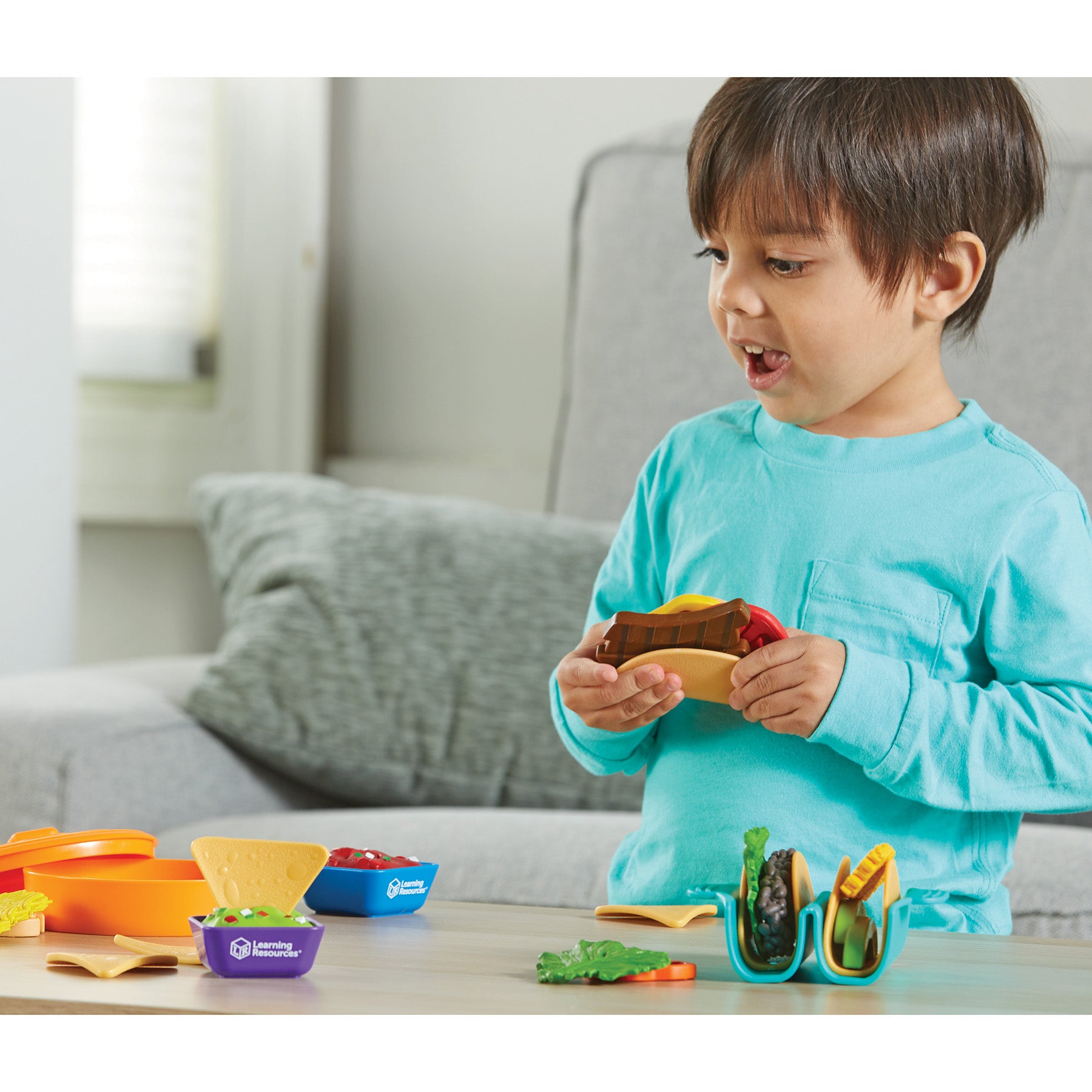 Learning Resources 28-Piece New Sprouts Taco Play Set - Image 4