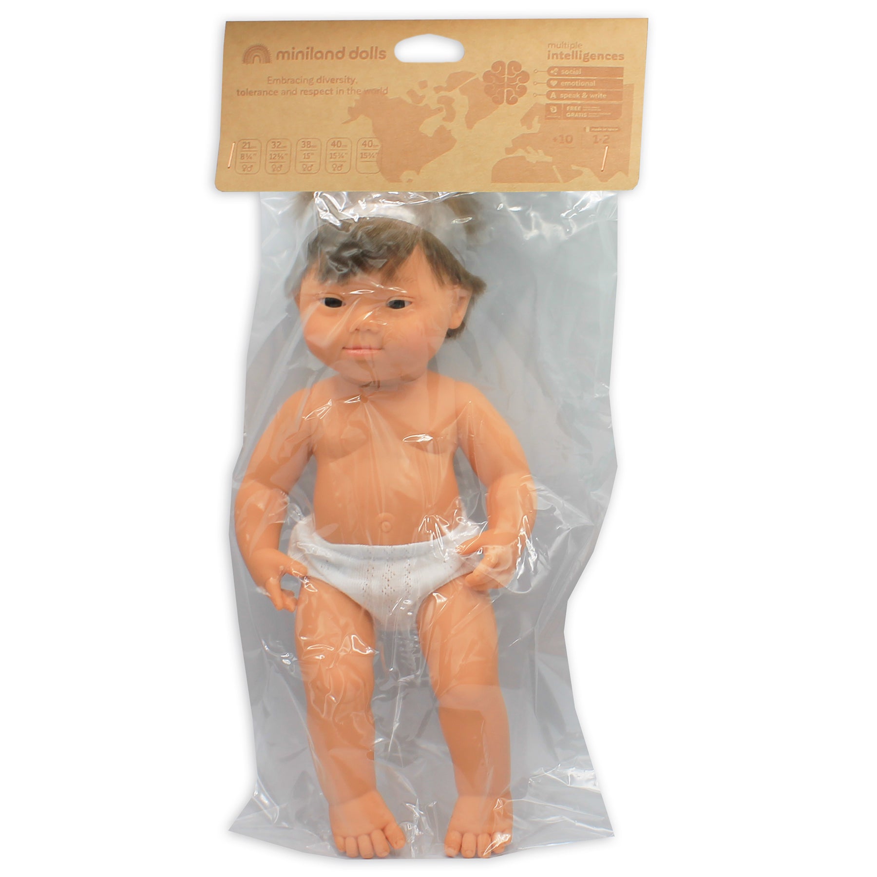 Miniland 15" Anatomically Correct Baby Doll - Vanilla Scented - Image 6