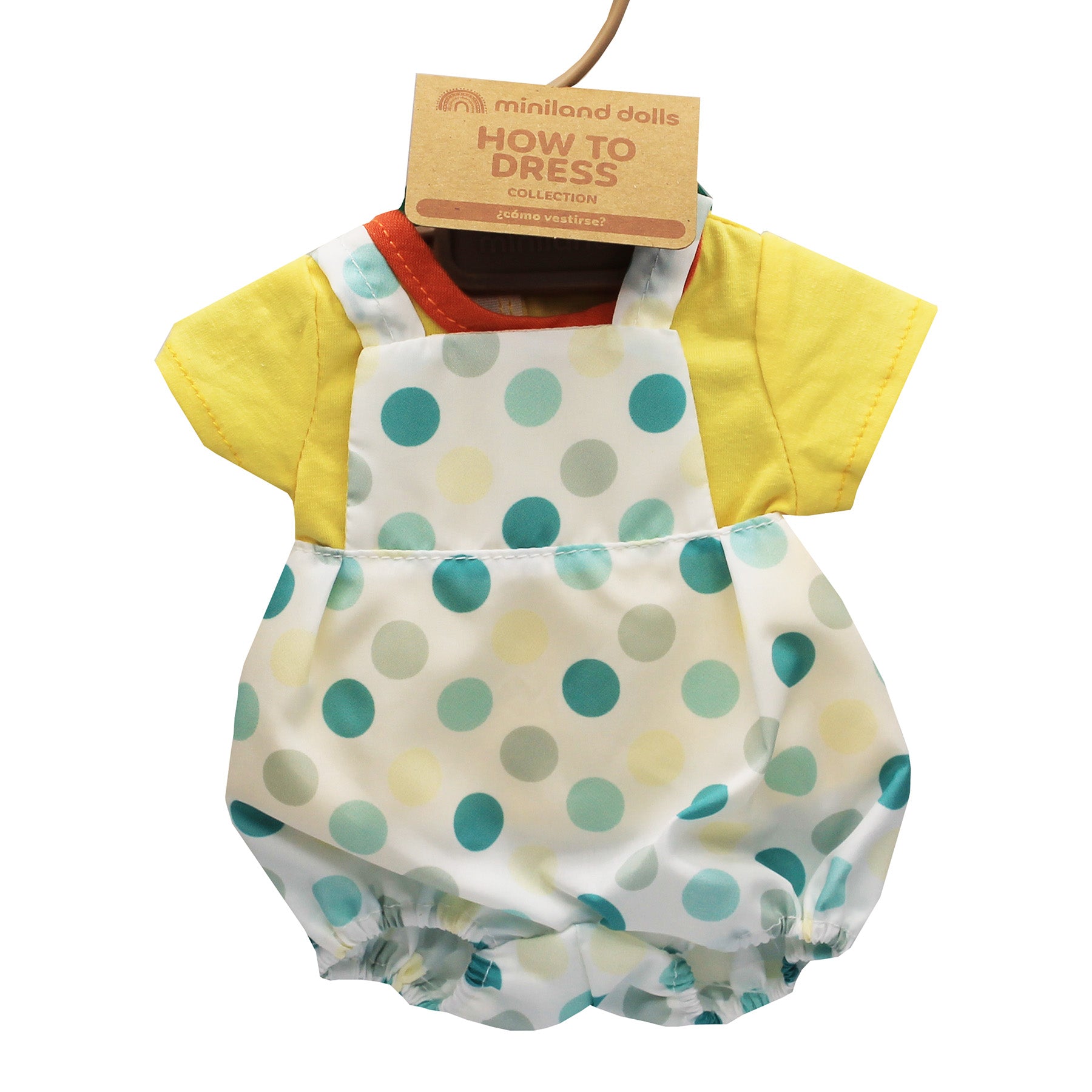 Miniland Warm Weather Boy Doll Summer Outpfit with Cap - Image 2