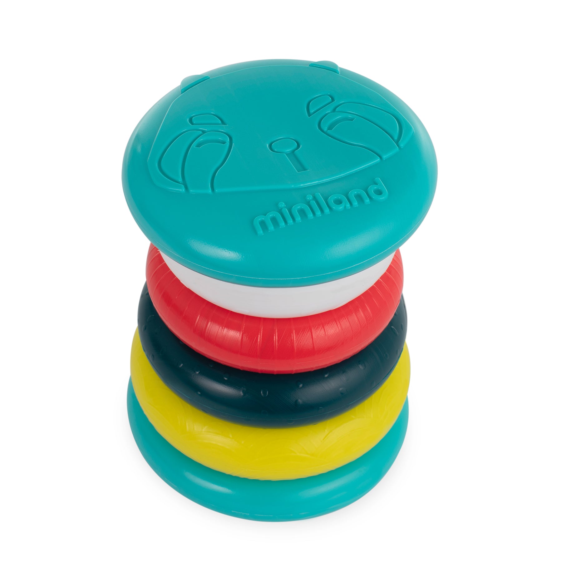Miniland Feel to Learn: Stack & Roll Rings ?C Eco-Friendly Toy - Image 2