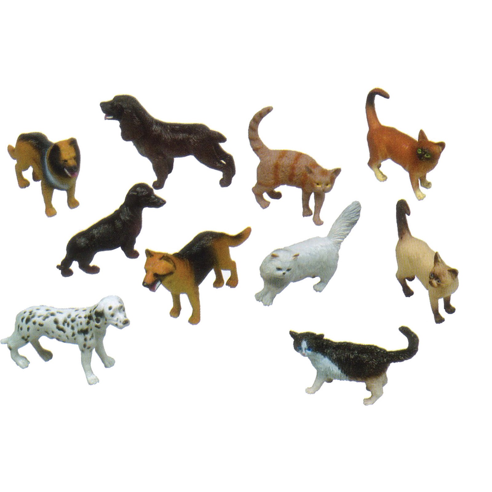 Get Ready Kids Pets Animal Playset ?C Multicolored Set of 10