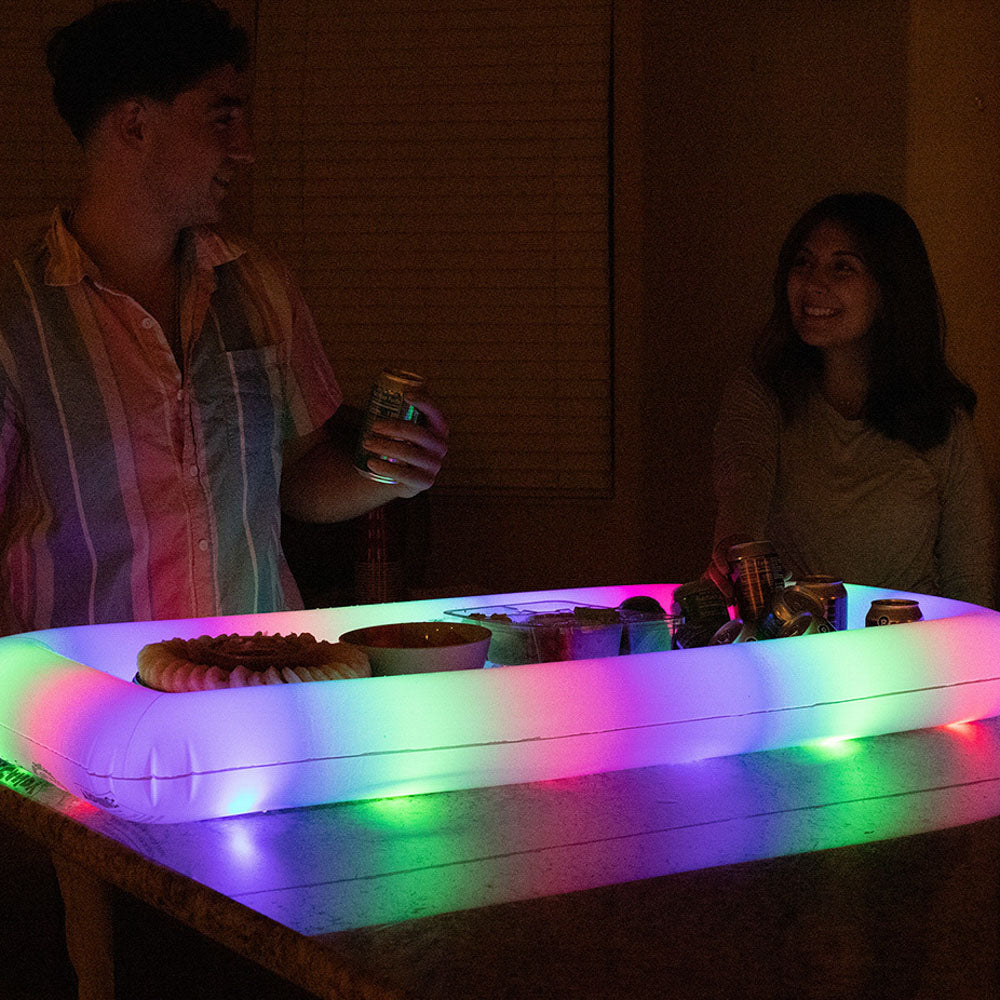 PoolCandy LiveLights LED Illuminated Buffet Snack Cooler - Image 2
