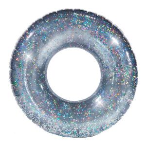 PoolCandy Glitter 48" Jumbo Silver Glitter Beach & Pool Tube