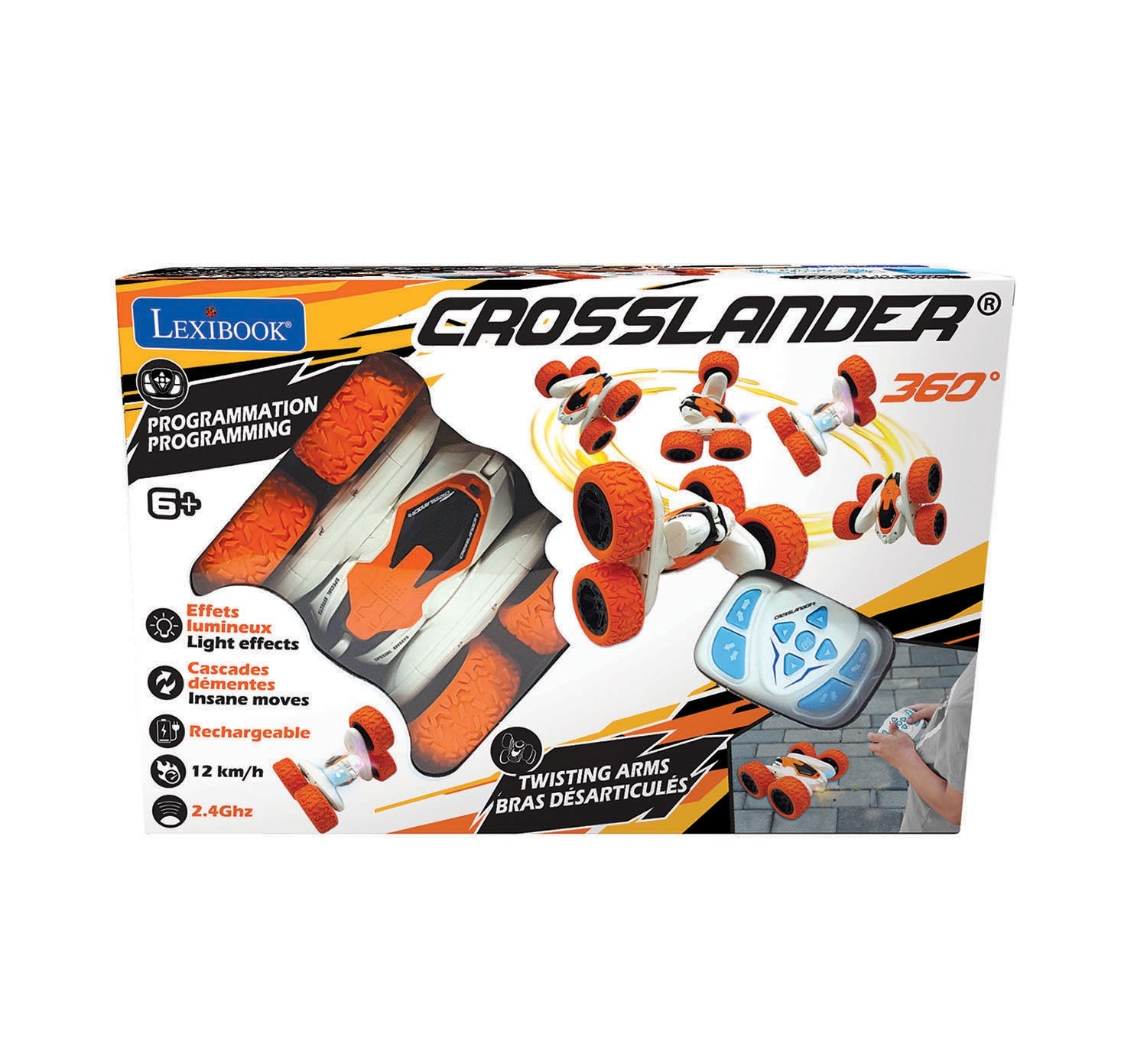 Lexibook Remote Control Stunt Car - Crosslander - High-Speed Performance - Image 2