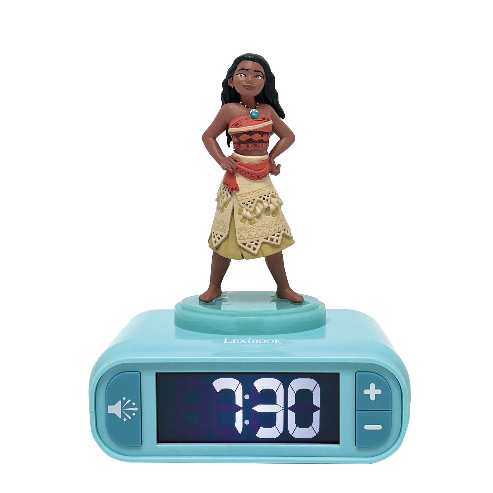 Lexibook Disney Vaiana Night Light Alarm Clock - Moana Themed - Image 2