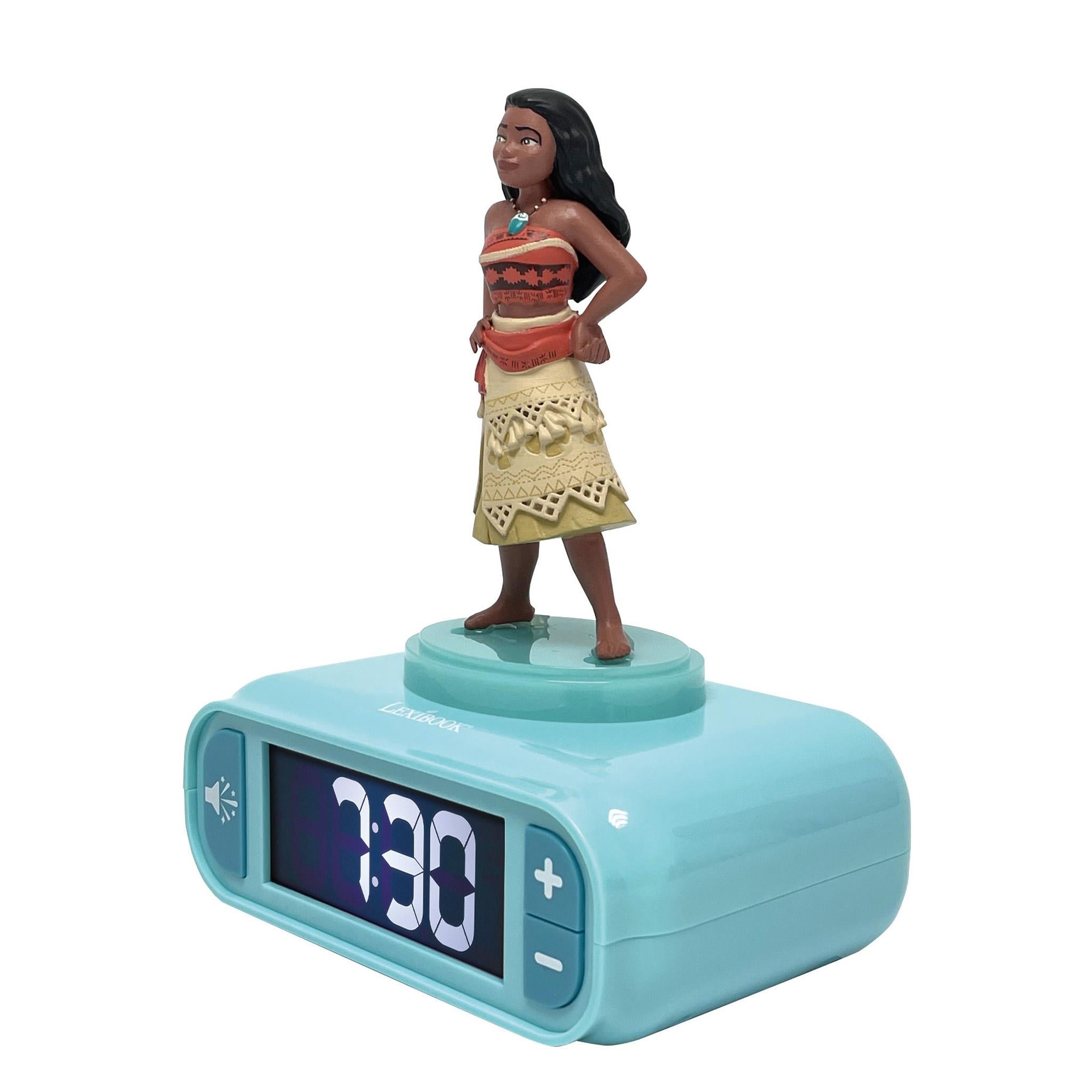 Lexibook Disney Vaiana Night Light Alarm Clock - Moana Themed - Image 9