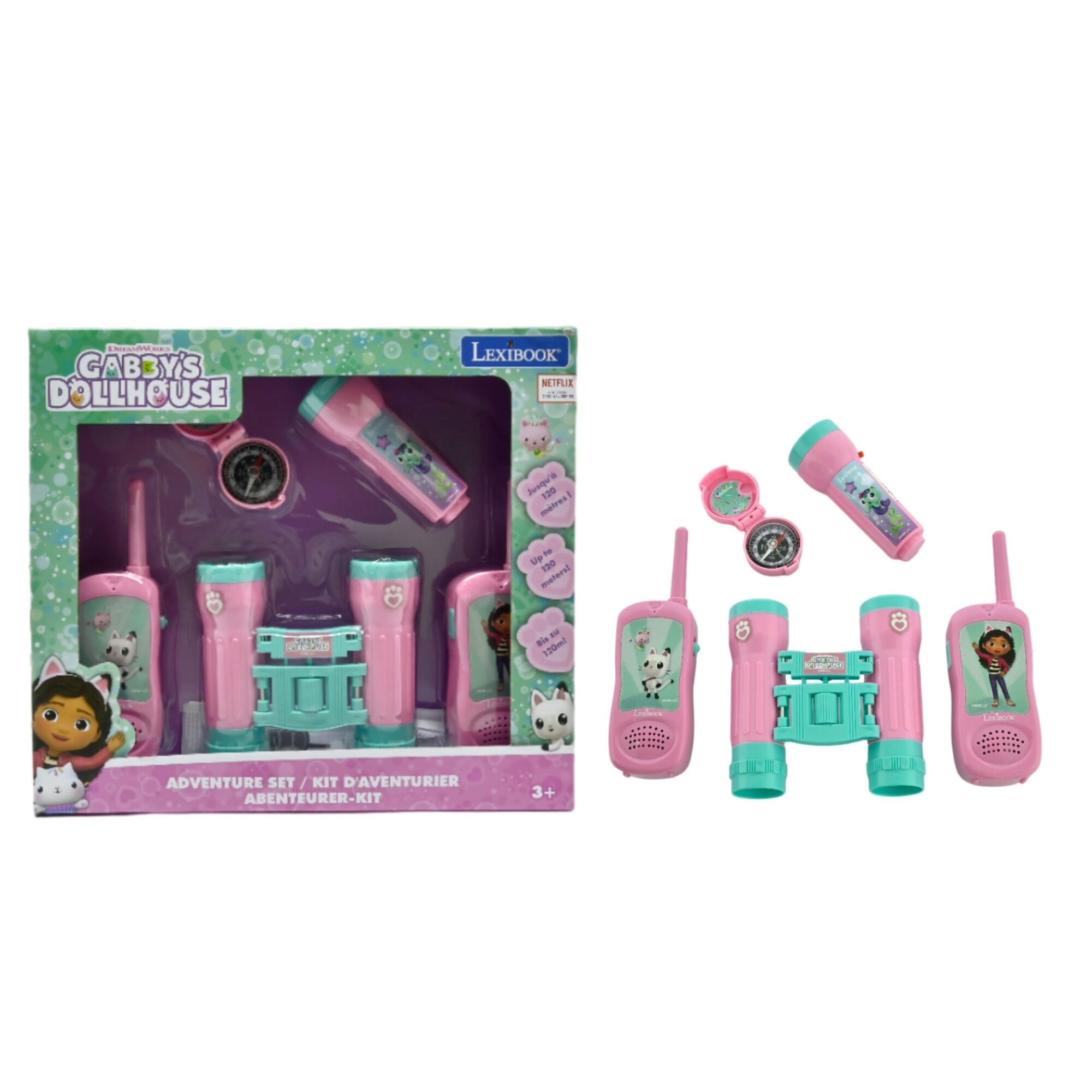 Gabby??s Dollhouse 5-Piece Adventure Play Set with Walkie Talkies