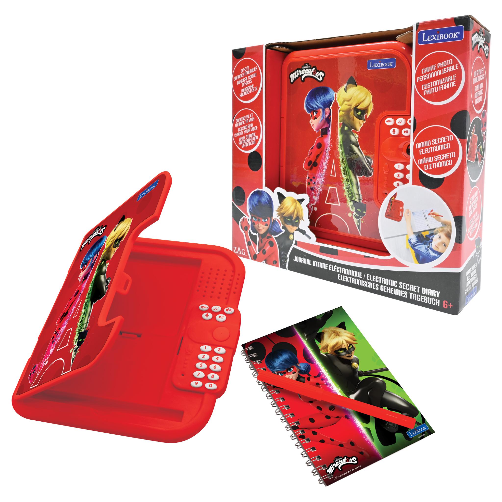 Miraculous Secret Safe Electronic Notebook - Ladybug and Cat Noir - Image 2